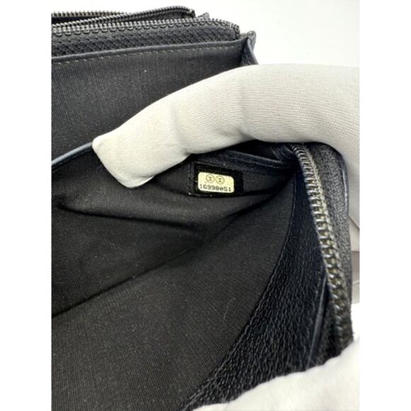 Chanel Bifold Long Wallet*Camellia Embossed in Gold*CC interlocking*Awesome - Picture 16 of 16